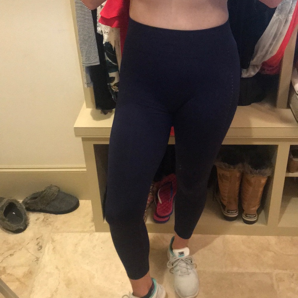 Fabletic 7/8 Tights Leggings Laser-cut Navy M